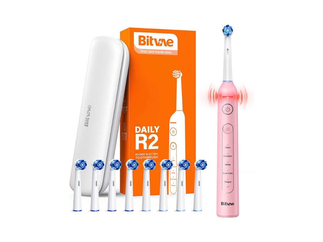 Buy Bitvae R2 Electric Toothbrush – 8 Heads + Case in Qatar Buy Bitvae R2 Electric Toothbrush – 8 Heads + Case in Qatar
